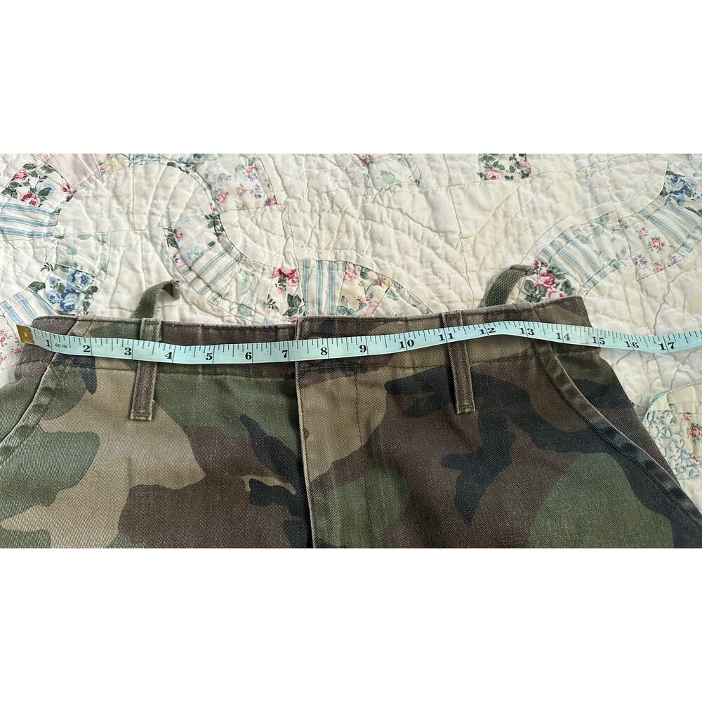 RE/DONE ORIGINALS CAMO CAMOUFLAGE CARGO PANTS 26 - Picture 6 of 6